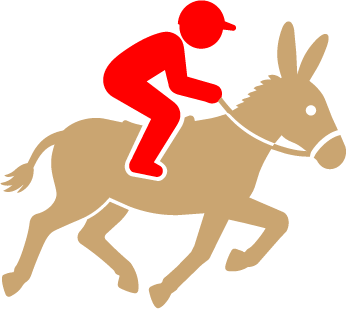 Drunk Derby horse and jockey art